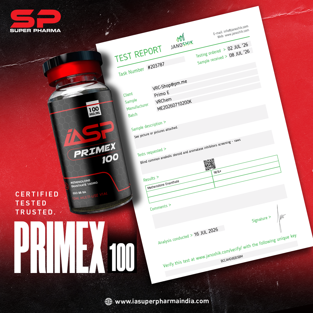 Primex 100 (Methenolone Enanthate): Benefits, Uses, Dosage, and Precautions